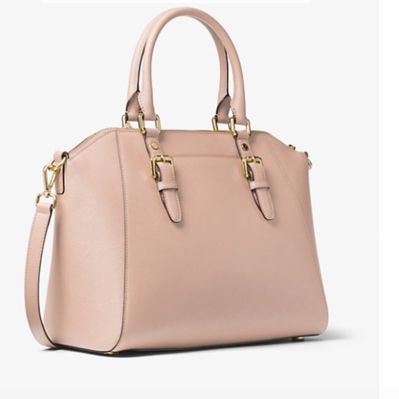 NWT- MICHAEL KORS CIARA BLOSSOM LARGE TOP ZIP SATCHEL - Picture 8 of 9